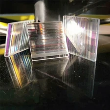 10PCS Defective Lens Prism Optical Glass Physics Decorative Prism For DIY