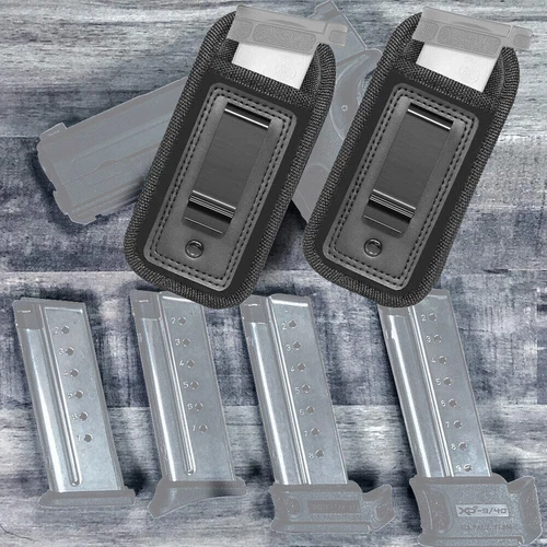 3 Pack Tactical IWB Magazine Pouch for .40 .45 .22 9mm Pistol Mag Holder Holster - Bild 10 von 13