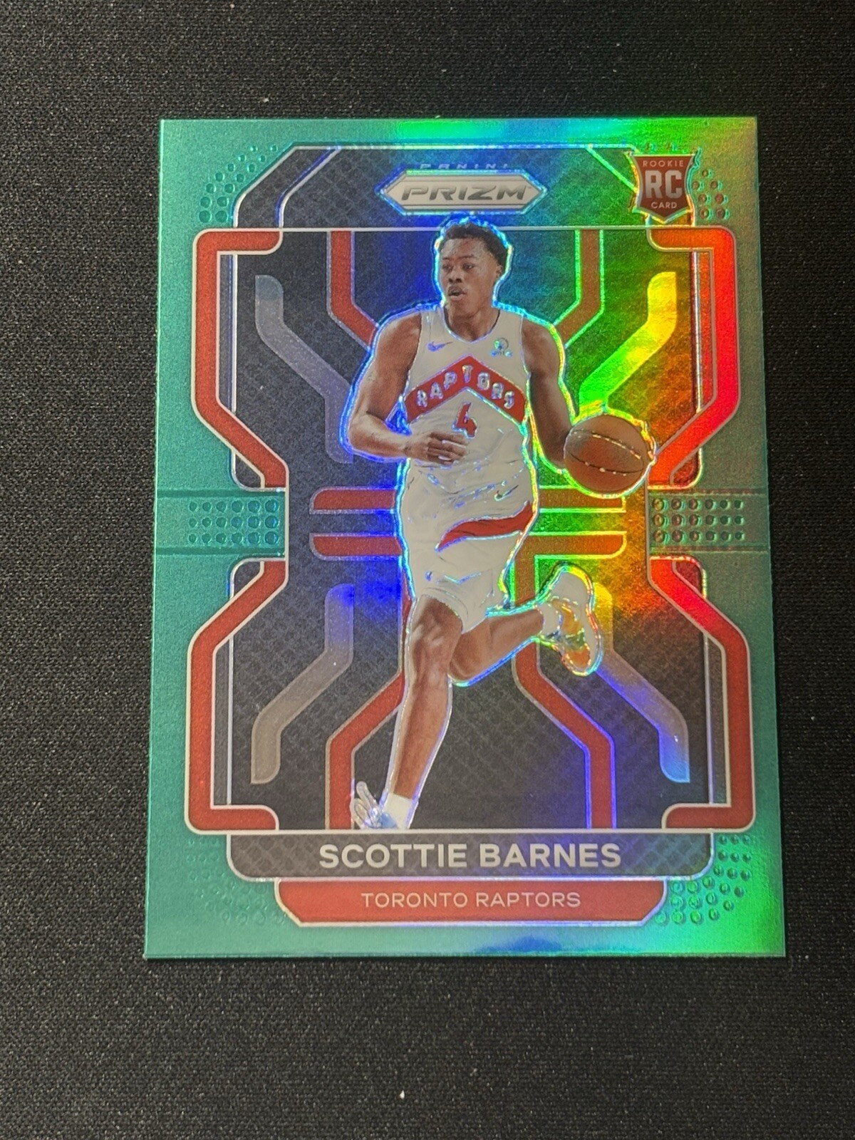 2021-22 Panini Prizm - Green Prizm #320 Scottie Barnes (RC)