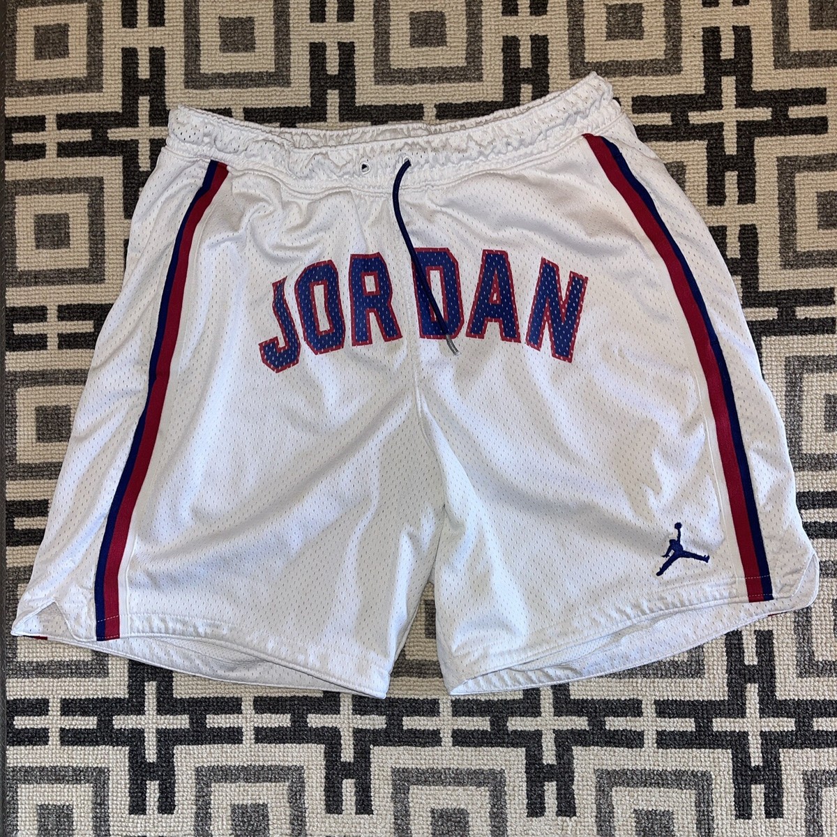 Medium Nike Air Jordan DNA Mesh Basketball Shorts White Men DJ0198-100 | eBay