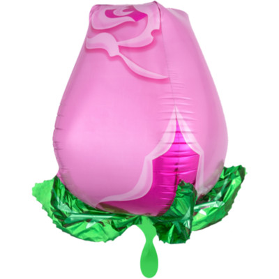 Pink Rose Bud Rosa Rosenknospe Blume Flower Valentinstag 55cm 22 Inch