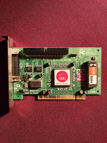 SIIG S003-01 SCSI PCI Controller Card - UNTESTED - READ