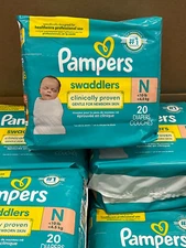 Pampers Swaddlers Diapers  - Size 0 Newborn - 140ct