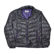 Fila Womens Jacket Black Puffer M