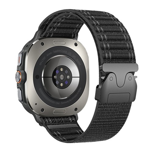 Bracelet sport nylon pour Samsung Galaxy Watch Ultra 2025 bracelet boucle métal - Photo 12 sur 17
