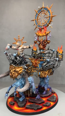 Warhammer AOS Chaos Warshrine Slaves to Darkness Presale Painted