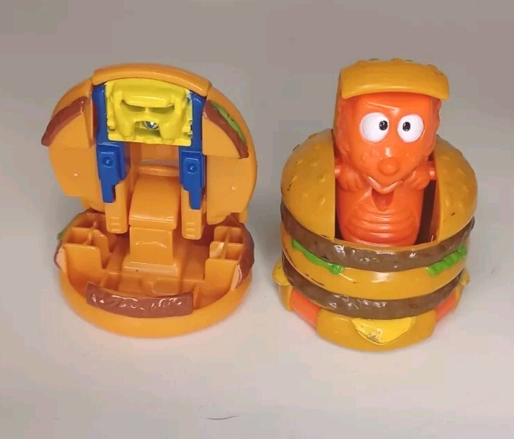 超レア　アメリカ　マクドナルド McDonald's 1994 Big Mac-O-Saurus Rex & 2010 Transformer Happy Meal
