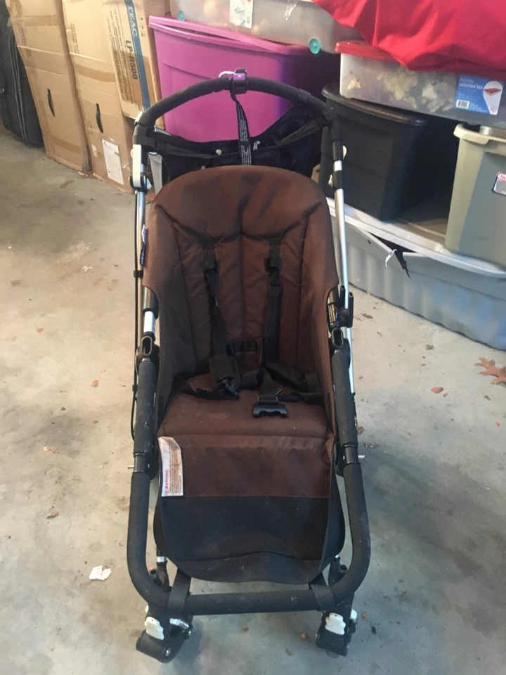 Cochecito Chameleon marrón oscuro y tostado Foto 3 de 3