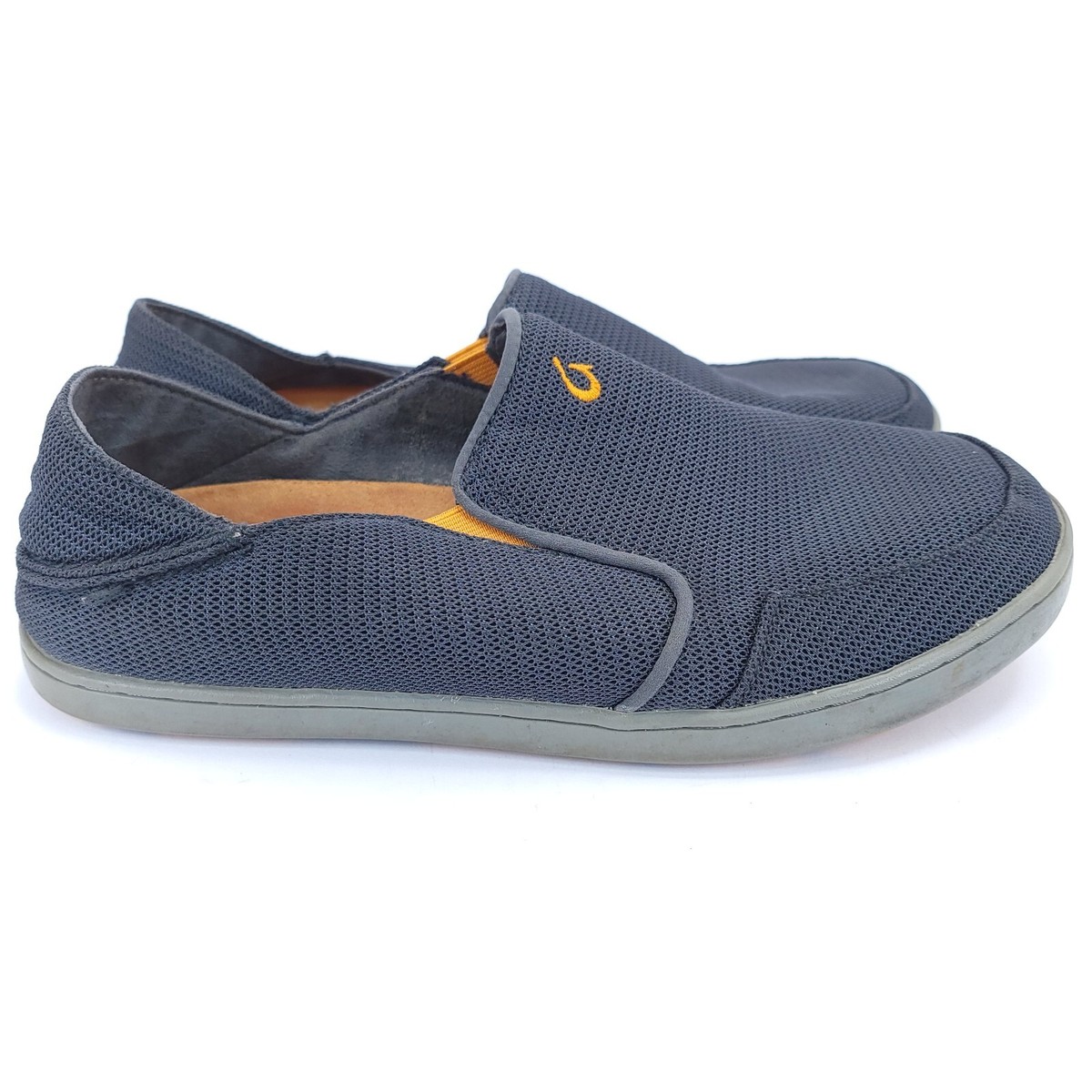Olukai Nohea Mesh Mens Size 9 Gray Slip On Comfort Shoes 