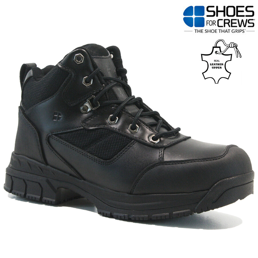 MENS LEATHER SAFETY BOOTS STEEL TOE CAP ARMY COMBAT WORK ANKLE