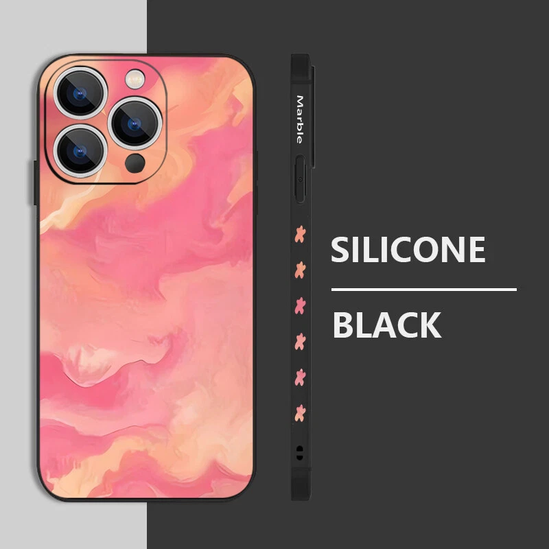 For iPhone 16 15 14 Pro Max 13 12 11 XS 8 7 Plus Marble Lanyard Case TPU Cover - Image 4 of 4