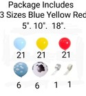Toy Inspired Story Party Balloons, 75 Pcs Cow Pattern Clouds Printed — photo 2
