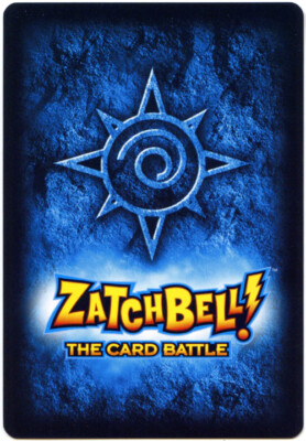 Carte ZatchBell The Card Battle Anime Bandai Zatch Bell 2005 | eBay