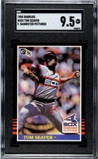 1985 Donruss - Floyd Bannister Pictured #424 Tom Seaver ERROR 🔥POP 1🔥 HIGHEST