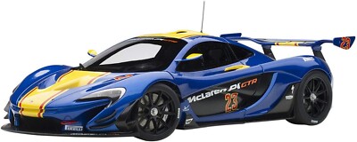Finished product AUTOart 1/18 McLaren P1 GTR Blue Yellow from