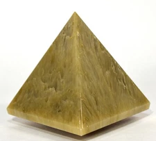 2.25" Stilbite Pyramid Polished Natural Zeolite Crystal Mineral Specimen - India