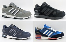Mens ADIDAS Originals ZX 750 Trainers Grey Black New Shoes Sale Lace Size 7-12