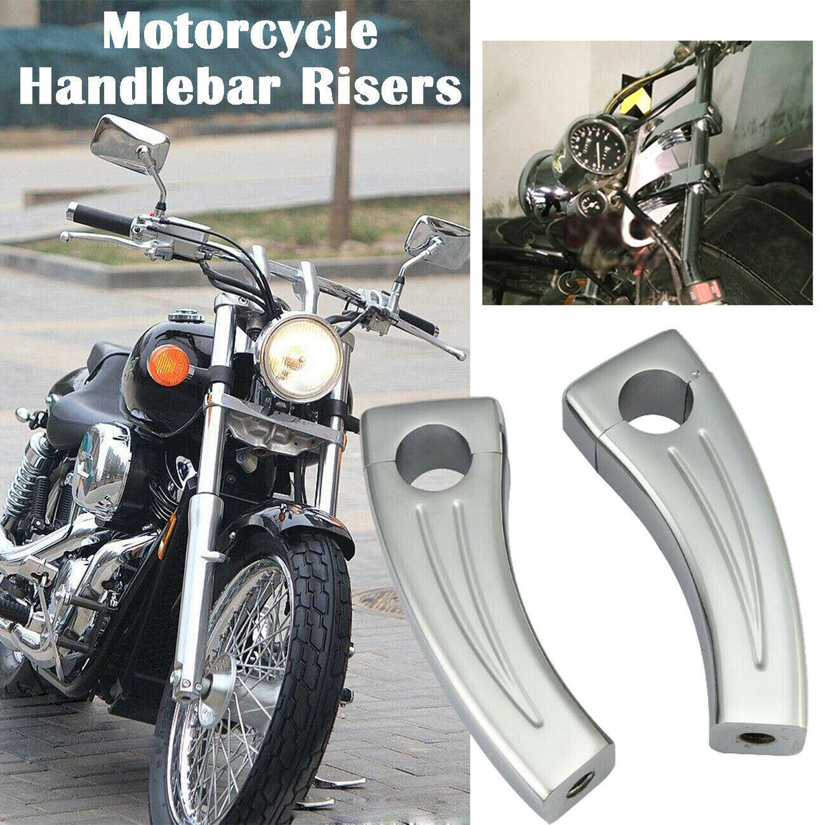 Vulcan 800 Handlebar Risers For Vulcan 900 Classic Motorcycle Accessories  Kawasaki 2\, image size:1200x1200