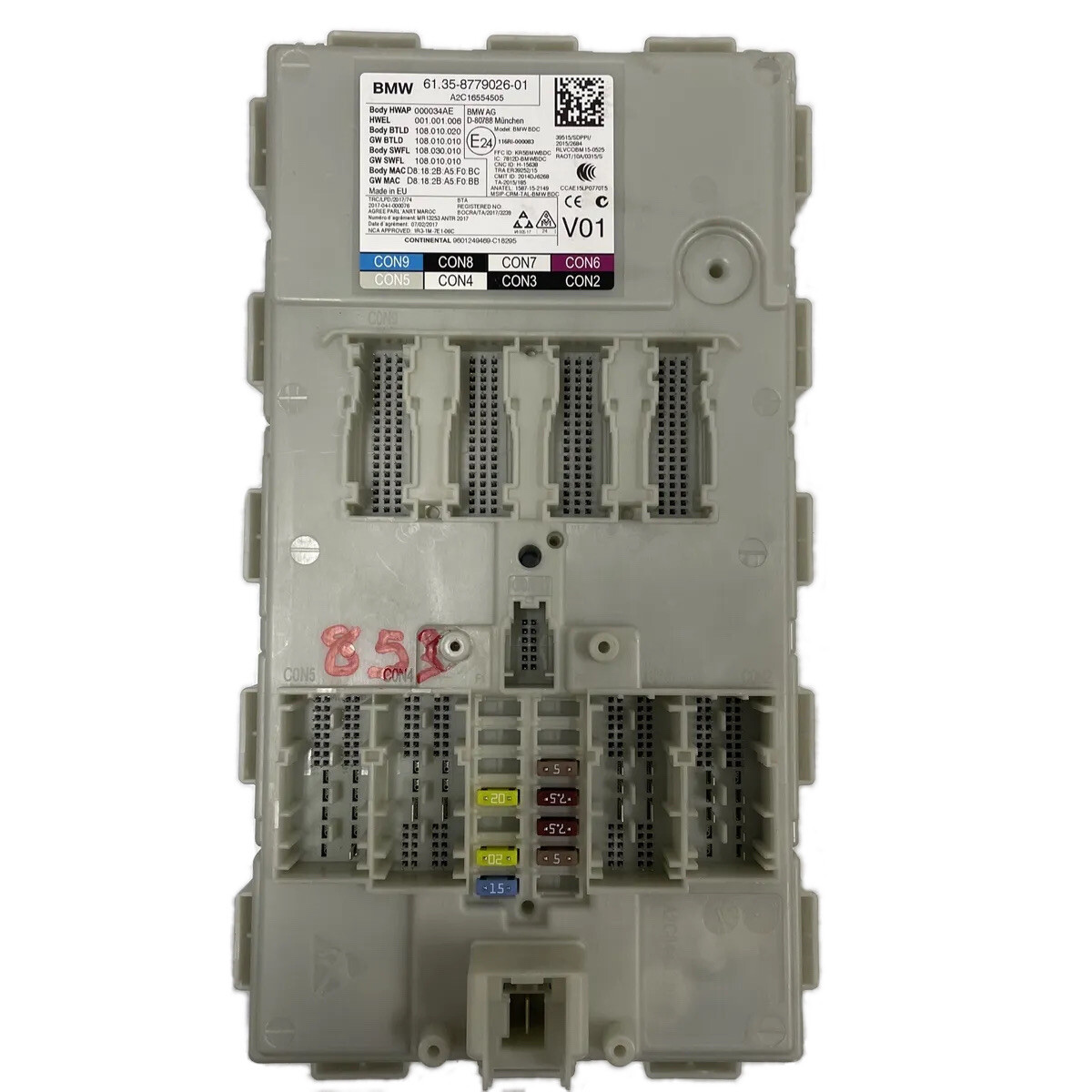 2019 BMW M5 F90 Front FEM Body Control Module 61358779026 G30 18  