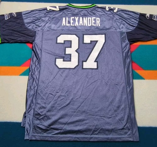 Shaun Alexander Seattle Seahawks Reebok Jersey Autographed Satin Mesh Large - Picture 6 of 6