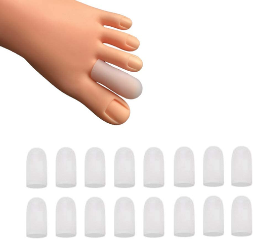 16 Pieces Toe Caps, Toe Protector Toe Covers, Toe Cushion to Protect Toe from Ru - Picture 9 of 12
