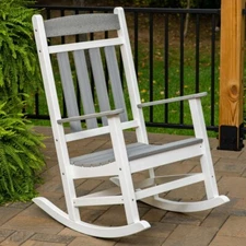 Leisure Line Outdoor Rocking Chair by Tangent - New - Free shipping