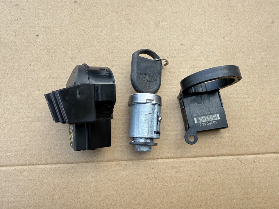 2005-2008 FORD F-150 TRAVA DO INTERRUPTOR DE IGNIÇÃO COM CHAVE E IMOBILIZADOR FABRICANTE DE EQUIPAMENTO ORIGINAL 2L1T-15607-AA - Imagem 2 de 4