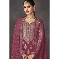 Georgette Indian Pakistani Style Kameez Plazzo Suits Ready To Wear Sharara Dress