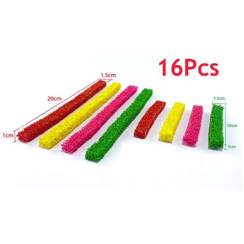 4/8/16pcs Long Shrub Strips Grasses 3.94"HO/OO Scale Fence Garden Outdoor Plant - Picture 33 of 34