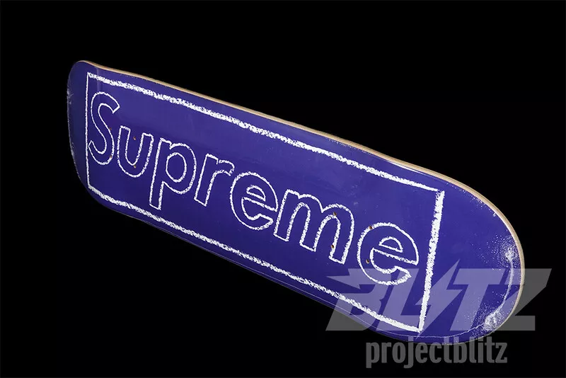 ▷ Supreme Kaws Chalk Logo Skateboard Deck Purple by Kaws, 2021, Design