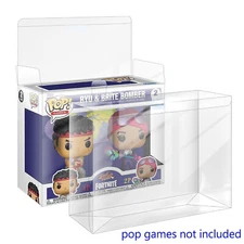 Clear Box Protector Case For Funko Pop 2 Pack Vinyl Figures Collectibles Display