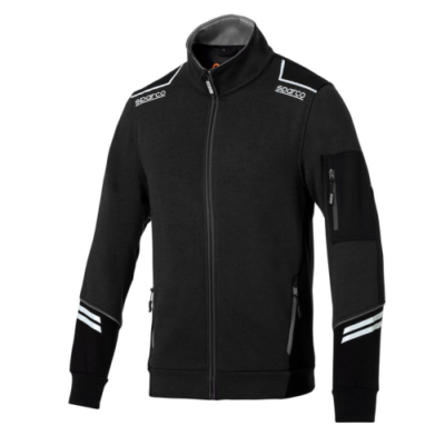 Felpa Con Cappuccio E Zip Sparco - Sportiva, Comoda, Taglia M, Blu Navy
