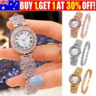Fashion Women Diamond  Luxury Bracelet Watch Ladies Bangle Quartz Wristwatch