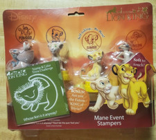 The Lion King Stamp Set - Mane Event Stampers - NEW - Pumbaa, Nala, Simba, Simon