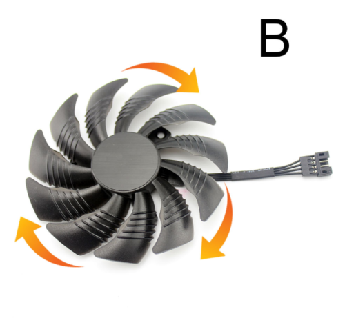 Cooling Fan For Gigabyte RX580 RX 580 Aorus GPU Graphics Card PLD09210S12HH - Picture 16 of 17