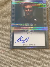 BRIAN BRANCH 2020 Leaf Army All-American AUTOGRAPH #4/5 Alabama Detroit Lions RC
