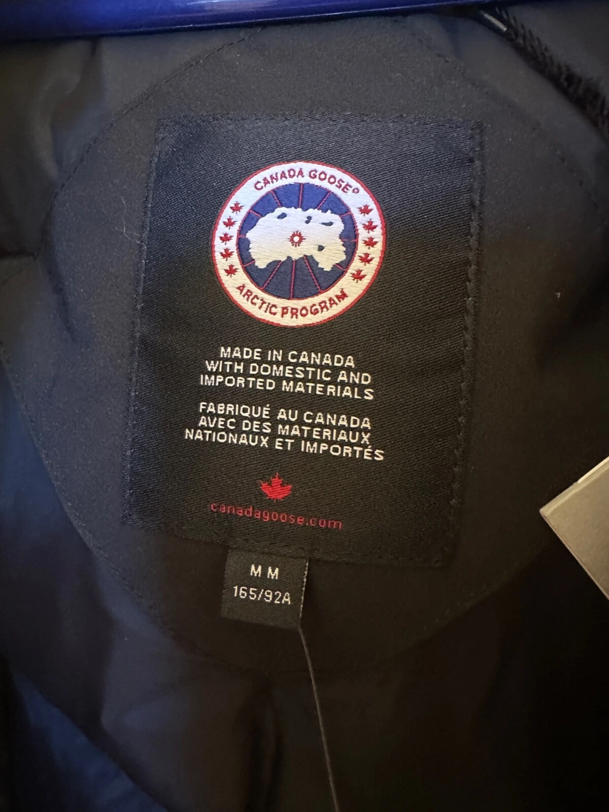 Cappuccio da uomo Canada Goose Expedition Extreme Weather NERO taglia media