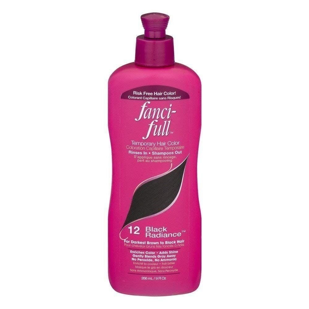 Fanci-Full Temporary Hair Color - 12 Black Radiance: 9 OZ