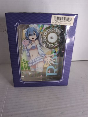 Re:Zero Starting Life In Another World Anime Rem Acrylic Clock Stand