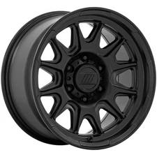 17x8 +20 Pro Comp PA200 Pulse 5x4.5 Matte Black Wheels (Set of 4)