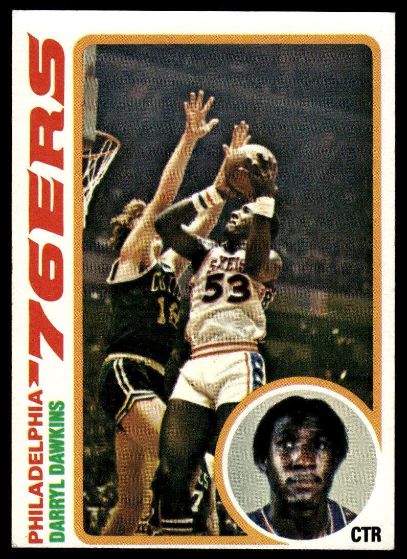 1978-79 Topps #34 Darryl Dawkins BASKETBALL Philadelphia 76ers