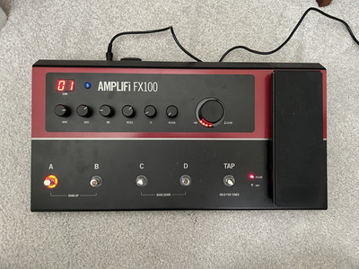 Line 6 FX100 Multi-Effects Guitar Effect Pedal Amp Sim Used Guitar Gear
