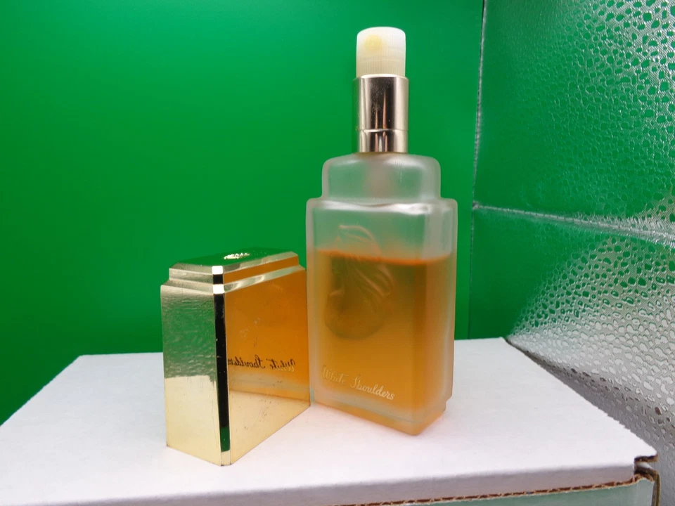Perfume Perfume Colonia Hombros Blancos 1.5 OZ - 90% Completo De Colección Sin Caja Foto 2 de 4
