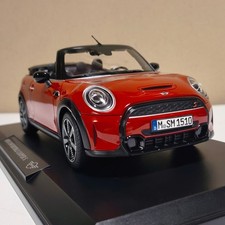 Rare NOREV 1 18 MINI Cooper S Convertible Chili Red NOREV Mini Cooper S Converti