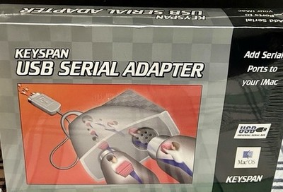 Keyspan USB to RS-422 mini-DIN8 Adapter for iMac, 115.2 Kbps, Gray
