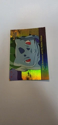 Pokemon Topps Bulbasaur and the Hidden Village EP10 RAINBOW FOIL