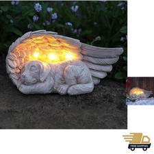 Dog Memorial Gifts - Forever My Guardian Angel Garden Solar Light - Pet Memor...