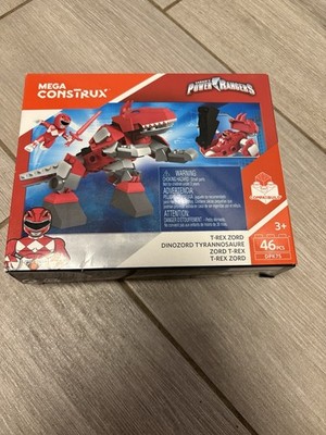 Mega Construx Saban's Power Rangers T-Rex Zord 46 Piece Set - BRAND NEW SEALED!