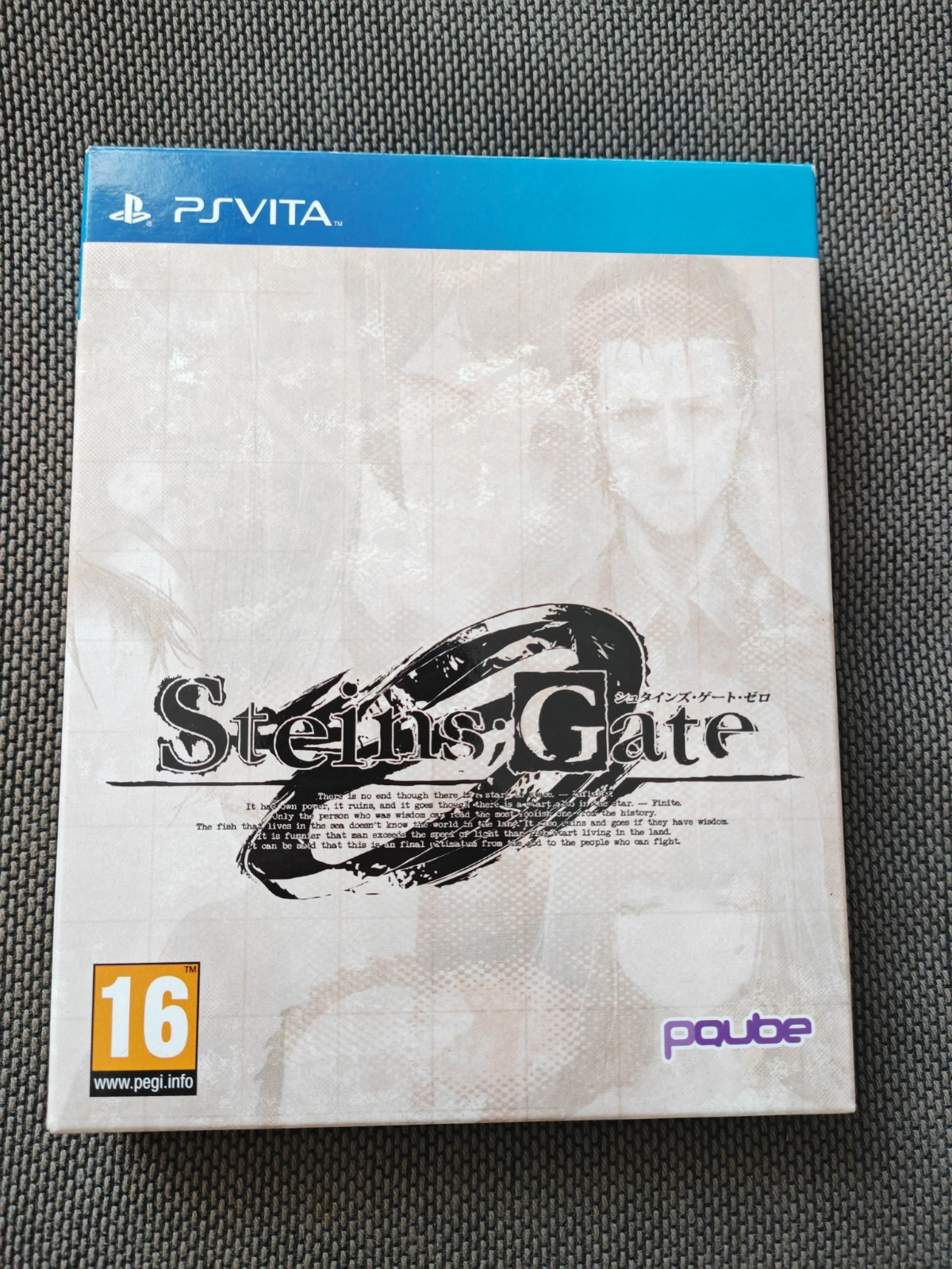 Steins Gate 0 edition limitée sur PS Vita