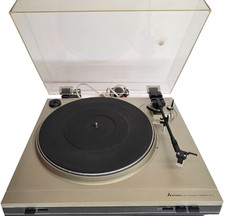 Mitsubishi DP-11 Automatic Turntable Record Player Silver Vintage Tested Working